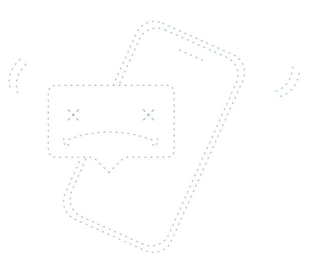 Croquis abstrait de smartphone